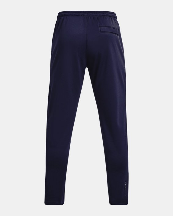 Men's UA RUSH™ Fleece Pants in Blue image number 9